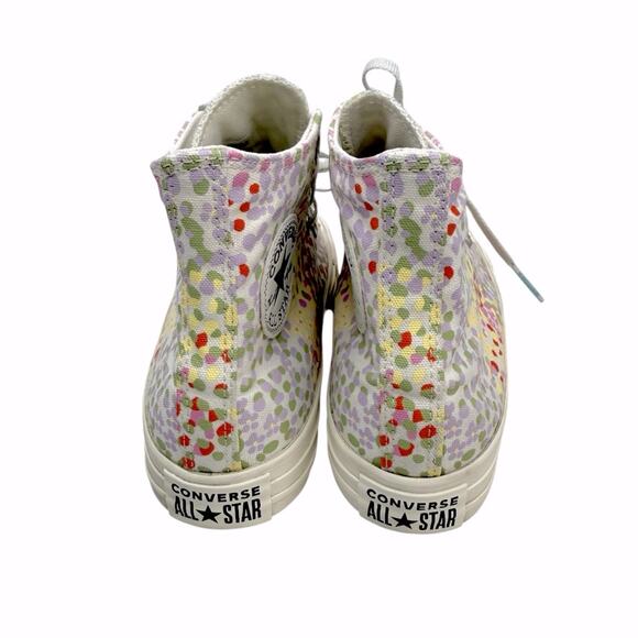 CONVERSE All Star High Top Multicolor Spring Floral Design  Women’s Sz 8 - Picture 4 of 13